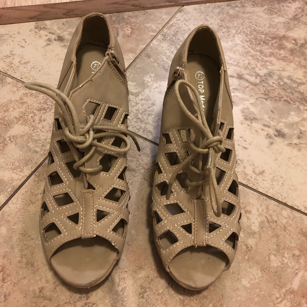 Top Moda Wedge heels size 7.5